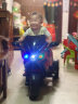 孩智乐儿童电动车摩托车可坐人三轮车男女宝宝3-4-5-6岁小孩电动车 红色双驱大电瓶+遥控 实拍图