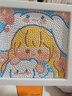 带框钻石画贴钻diy粘贴贴画高颜值卡通客厅生日礼物女孩5D钻石绣 随机发货三件【送相框 工具】 实拍图