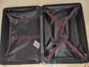 梵地亚行李箱男24英寸大容量万向轮拉杆箱航空旅行箱包密码箱女皮箱子黑 实拍图