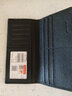 稻草人钱包男长款头层牛皮钱夹子青年潮男士韩版薄款钱包商务皮夹 超薄款-黑色 实拍图