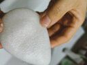 怡丽 魔芋洗脸扑 天然魔芋粉蒸煮而成 洁面扑洁面球洗脸海绵洗脸球 本色水滴 1枚 实拍图