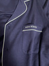 Schiesser舒雅男士女士情侣睡衣莫代尔翻领长袖长裤家居服套装E5/20052H 男E5/20052H宝蓝7800 L 实拍图
