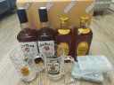 金宾（Jim Beam）波本 威士忌 角瓶 金角大王 洋酒 四只装 礼盒 实拍图