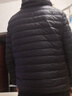 雅鹿排骨轻薄羽绒服男2025秋冬新款轻暖休闲旅游便携连帽内搭立领外套 黑色-连帽 L 【推荐130-150斤】 实拍图