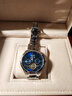 瑞士认证十大品牌手表男士机械表商务防水进口陀飞轮名牌男表专用 L3235.本色蓝面 实拍图