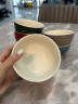 珐宝（staub）陶瓷碗家用饭碗套装沙拉甜品多用碗儿童小碗米饭碗家用汤面碗 彩虹碗6件套12cm 实拍图