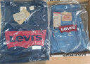 Levi's【全新升级】李维斯2024春夏新版情侣同款短袖T恤logo印花简约 藏蓝色0002 L 实拍图