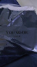 雅戈尔（YOUNGOR）羊毛衫男全绵羊毛羊毛衫舒适暖和厚度适中温暖舒适可内搭翻领衬衫 VYQW639994FYA藏青 M 100cm 实拍图