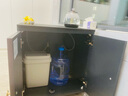古宜（Guyi）火烧石茶几茶桌椅组合小户型智能茶台简约茶几多功能移动功夫茶车 乌金石茶桌+2凳 整装 实拍图