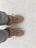 斯凯奇（Skechers）女鞋春加绒厚底老爹鞋中帮雪地靴防滑休闲鞋167338 实拍图