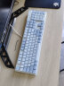 DURGOD 杜伽87/104键笔记本电脑PBT键帽机械键盘全键无冲（办公游戏电竞吃鸡键盘） TAURUS K310浅雾蓝 樱桃轴 无光 红轴 晒单实拍图