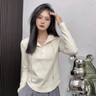 欧若婷雅小个子连衣裙2025春秋新款女装韩版时尚盐系穿搭学院风JK制服套装 马甲+衬衫+百褶裙 M 实拍图
