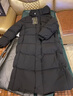 CLARKE QUEEN95白鹅绒羽绒服2024冬季新款长款过膝户外露营加厚保暖外套女 黑色 XL 【165-180斤 卡码拍小】 实拍图