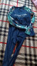 佑游泳衣女温泉三件套分体保守显瘦遮肚泳装两种穿法12015藏蓝 L 实拍图