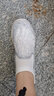 斯凯奇（Skechers）渔夫鞋夏季一脚蹬女鞋蕾丝透气懒人散步鞋休闲妈妈鞋平底单鞋 896020-LTGY/浅灰色 37 实拍图