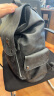 犀统（XITonG）双肩包男休闲商务背包时尚大容量旅行包电脑包初中高中大学生书包 黑灰色 实拍图