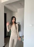 葡萄甜德绒无痕女士保暖内衣女加绒加厚羊绒蚕丝圆领秋衣秋裤套装打底冬 实拍图