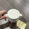 CCKO玻璃油壶控油瓶小油罐家用酱油瓶香油醋自动开合瓶调味料罐调料瓶 新款米白色600ML自动开合油壶 实拍图