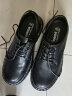 回力皮鞋男秋冬季新款休闲英伦风厚底增高男鞋圆头潮流商务正装鞋子男 黑色 0827 40 实拍图