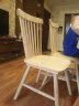 爱必居实木餐椅北欧椅现代简约家用靠背椅子温莎椅原木色两只装 实拍图