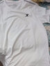 特步（XTEP）短袖t恤衫男女夏季吸湿排汗圆领半袖透气宽松休闲百搭潮流短袖 0204珍珠白-男 S 实拍图