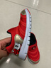 巴布豆（BOBDOG）毛毛虫童鞋秋冬季男童软底休闲鞋儿童运动鞋女 红/浅金（二棉） 29 适合脚长17.8cm 实拍图