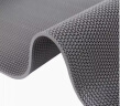 金诗洛 S型PVC镂空地毯 塑胶防水泳池垫浴室厕所防滑垫 3.5厚1.2m宽*1m灰色 JM0020 晒单实拍图