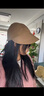 卡帝乐鳄鱼（CARTELO）网红同款帽子女春夏季户外防晒帽遮阳帽日系百搭渔夫帽出游太阳帽 实拍图