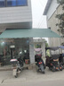 潮羽 遮阳伞户外大伞摆摊伞商铺门前斜伞店铺商用四方四角伞棚太阳伞庭院地摊折叠雨伞大号超大伞防晒雨棚 墨绿色 (斜伞)3.5x3特厚款6骨 实拍图