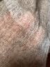 无印良品 MUJI 羊毛编织 大号披肩 围巾 围脖 DDD01A1A 灰色X图案 实拍图