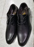 蜻蜓牌男士皮鞋牛皮商务正装休闲青年尖头鞋增高英伦增高系带男鞋 1018黑色 44 实拍图