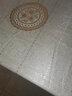 颖爵 餐桌布布艺茶几布垫台布PVC免洗清新长方形圆形防水防油防烫定制 珠光花儿朵朵 100*138cm 实拍图