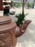 瑞飘茶壶大号泡茶壶大容量半手工单壶陶瓷家用茶具茶杯套装 麒麟壶 紫 实拍图