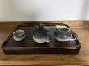 唐丰小型茶盘家用简约功夫茶具茶托盘长方形储水式排水沥水干泡茶台 素影茶盘 实拍图