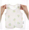 童泰（TONGTAI）婴儿背心纯棉夏季薄款男女宝宝满月衣服内衣吊带上衣2件装 绿色 80cm 晒单实拍图