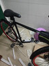 ICOLOUR死飞自行车男实心胎活飞双碟刹轻便公路赛网红成年学生成人女单车 40刀碟刹黑红色 24寸【适合155-170cm】 实拍图