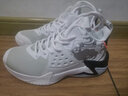 乔丹QIAODAN篮球鞋男鞋高帮舒适减震运动鞋专业实战训练球鞋学生战靴 白色/黑色 (网面款) 44.5 实拍图