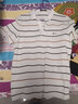 杉杉（FIRS）条纹翻领短袖T恤男2025夏季新款弹力清爽舒适POLO减龄t恤衫631 本白 3XL (190) 实拍图