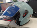 IBK RW201 秋蓝 3C认证摩托车头盔男女士机车安全帽夏季四季通用电动车半盔 实拍图