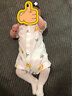 婧麒婴儿连体衣夏装新生男女宝宝夏季衣服纯棉薄款空调服爬服夏天 柠檬狮 66cm 实拍图