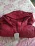 雪中飞90鸭绒轻薄款羽绒服女士可脱卸帽中老年妈妈装秋冬保暖外套180 实拍图
