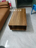 雅美乐茶几客厅现代简约 小户型家用双层带抽屉加厚实木芯茶几桌子 实拍图