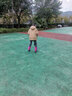 米高轮滑鞋儿童溜冰鞋直排轮旱冰鞋可调码休闲平花锁轮中小学教学鞋S6 粉色 锁轮+休闲平花双模式 L (37-40)8岁以上 实拍图