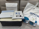 安敏诺（Anmino）100%防螨四件套纯棉A类床单床笠被套长绒全棉防尘螨过敏床上用品 静谧蓝 1.5m全包 床笠款 被套200*230cm 实拍图