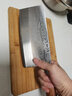 【京超直发】力王（LIVEON）切菜刀家用厨房刀具大马士革纹斩切两用刀斩骨刀剁肉刀菜刀单刀超锋利 斩切刀 大马士革纹 实拍图