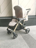 cam IL MONDO DEL BAMBINO意大利制造0-4岁用可折叠可坐可躺双向避震高景观婴儿童进口推车 高景观推车【卡其金951】 实拍图