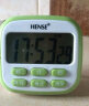 汉时（Hense) 24小时正倒计时器厨房定时器提醒器学生学习做题小闹钟时钟计时两用钟表 HT43 蓝色 实拍图