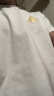 阿迪达斯 （adidas）短袖男夏季运动休闲透气半袖健身跑步男款T恤 白/金 M  实拍图