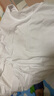 铜牛男士内衣 汗布圆领短袖T恤基础款纯色白T恤打底衫 NS007 白色 3XL (185/110) 实拍图