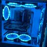 玩嘉 铠甲皮卡丘电脑机箱ATX玻璃侧透电竞游戏matx炫酷网吧主机箱（支持120/240冷排） 实拍图